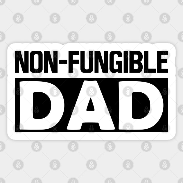 Non-Fungible Dad Sticker by KC Happy Shop